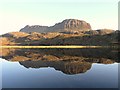 NC1420 : Evening reflection of Suilven, Sutherland by Andrew Tryon