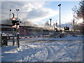 Train at a Level Crossing, North Tyneside