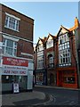 Looking from West St Helen Street into the High Street