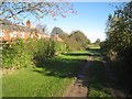 The beginning of the footpath to Skellingthorpe