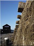 SY3391 : Granny's Teeth steps on the Cobb Lyme Regis by sue hogben