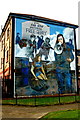 Derry- Bogside - Bernadette (Battle of the Bogside) Mural (1996)