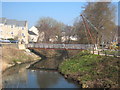 Footbridge across the River Frome in Frome