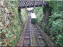 SS7249 : Lynton & Lynmouth Cliff Railway by M J Richardson