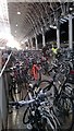 TQ2681 : Bicycle park, Paddington station by Christopher Hilton
