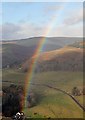 A rainbow in the Yarrow Valley