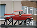 Elvis and a 1957 Chevrolet BelAir