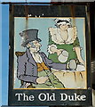 The Old Duke name sign, Swansea