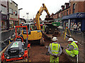 Tram workers on Chilwell Road