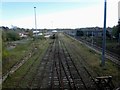 Railway lines seen from St Nicholas Bridges