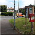 Information board and postbox in Magor