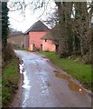 Lane past Prattshayes Farm