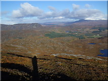 NH3754 : Rocky cradle of Loch an Uillt-ghiubhais above Strathconon by ian shiell