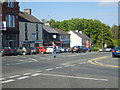 Crossing the busy Mill Hill (A25) at the centre of Castlewellan