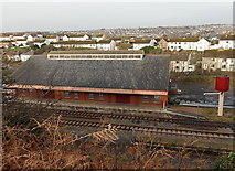 ST1166 : Plymouth Road engine shed and water tower, Barry Island by Jaggery