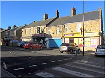 NZ1566 : Shops, Hexham Road, Throckley by Andrew Curtis