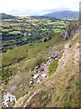 Old limestone quarry above Clydach