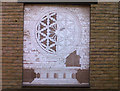 Rose Window reproduced on tiles