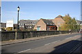 Western parapet of Folly Bridge over River Thames