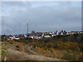 View across to Moss and the transmitter