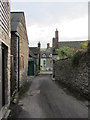 Looking down Kid Lane to High Street, Clun