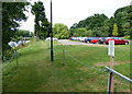 SO8164 : Car park at Mutton Hall Caravan Park by Mat Fascione