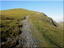 NY1822 : Footpath towards Hopegill Head summit by Graham Robson