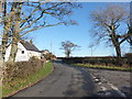 Road junction by Hambleton Hall