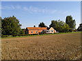 Field Cottages seen from the field