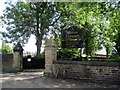 Entrance to Gorton Cemetery, Manchester