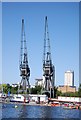 Cranes, Millwall Docks