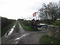 Entrance to the shooting range beside Hoyle Croft Lane