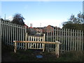 Well defended railway crossing at Maltby