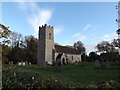 TG2504 : St.Mary's Church, Arminghall by Geographer