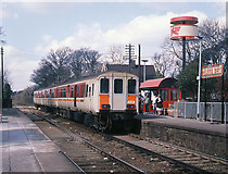 J4582 : 450 class DEMU at Helen's Bay station - 1988 by The Carlisle Kid