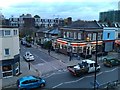 The Old Oak public house, seen from the platform of Gospel Oak station