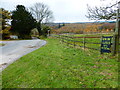 The top of the lane at Hooksway