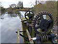 SK5906 : Old machinery at Belgrave Lock by Mat Fascione