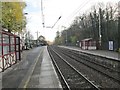 Burley Station - track looking towards Menston