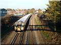 Up train approaching Petersfield