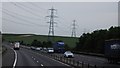 Pylons crossing the M11