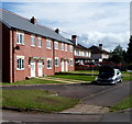 Recently-built houses at the SE edge of Bishops Lydeard