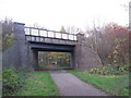 Watchhouse Lane railway bridge over the Doncaster Greenway