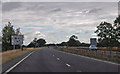 ST5224 : Approaching A372 junction on A303 by Julian P Guffogg