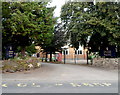 An entrance to Taunton Preparatory School