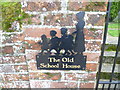 Sign for The Old School House, Bishopsbourne