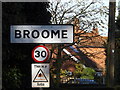 TM3490 : Broome Village Name sign by Geographer