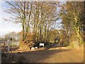 Entrance to solar farm, Pound Lane