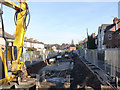 Tramway foundation work on Fletcher Road