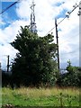 H4204 : Telecommunications masts on Tullymongan Hill by Eric Jones